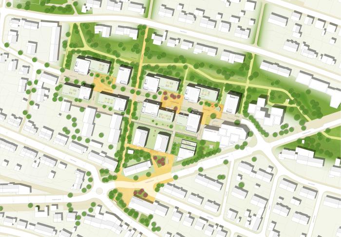 Quartiersentwicklung in der Moselstraße – Zukunft Münster 2050, Stuttgart