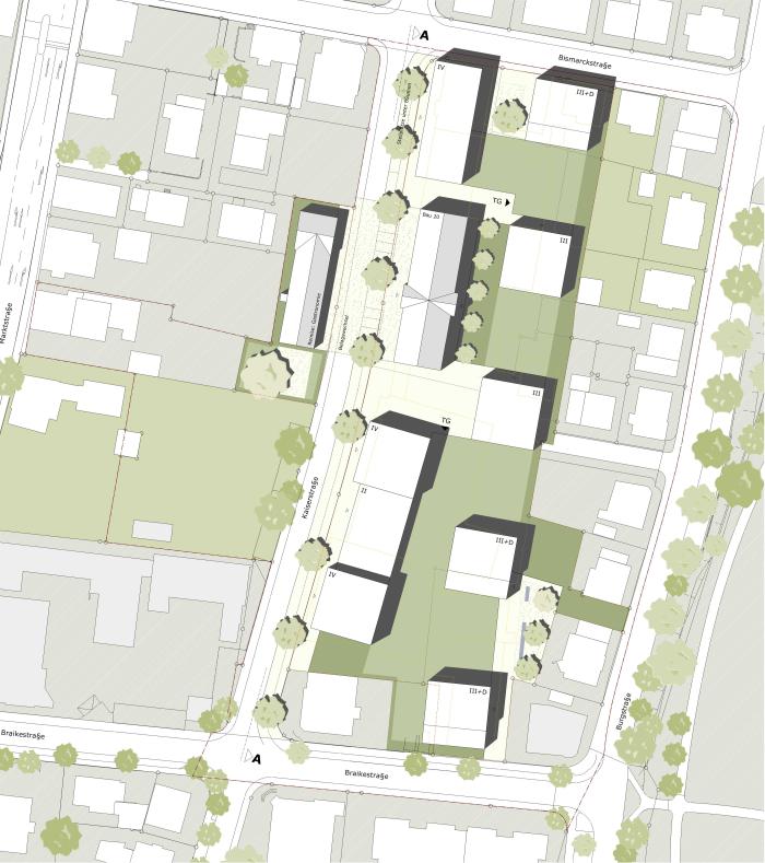 Innenentwicklung ‚Blessingareal‘ in Pfullingen