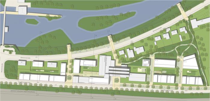 Städtebauliche Konzeptstudie ‚Neckarbogen‘ in Tübingen