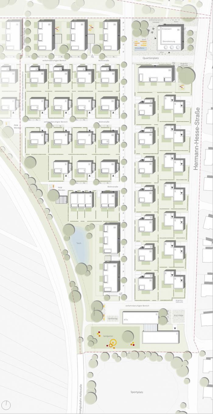 Bebauungskonzept in Korntal-West