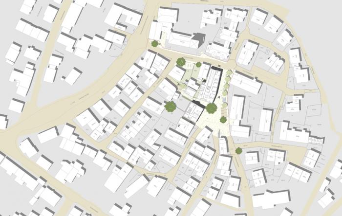 Feuerwehrareal / Schlossstraße in Sersheim