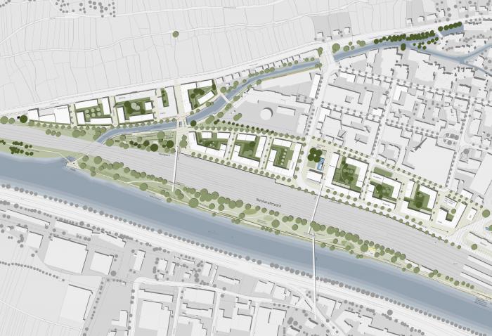 Städtebaulicher Entwurf ‚Neue Weststadt‘ in Esslingen