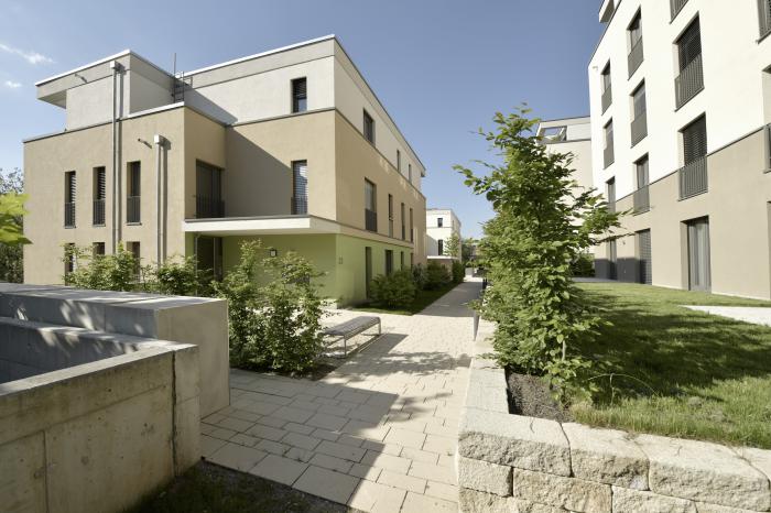 Fünf Mehrfamilienhäuser mit 40 Wohnungen und Tiefgarage in Tübingen