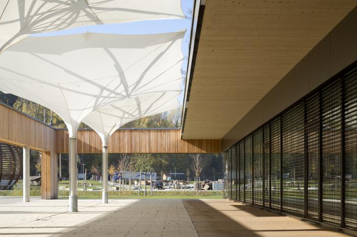 Neubau Treffpunkt Baden-Württemberg zur Landesgartenschau in Nagold mit anschließendem Umbau zum Kinderhaus