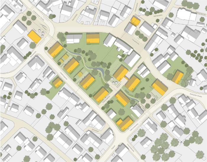 Neue Ortsmitte in Walddorf Häslach